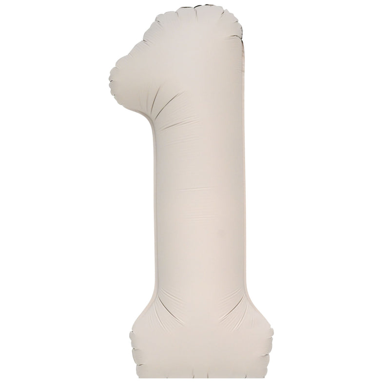 HELIUM-FILLED 40" # ONE - Taupe