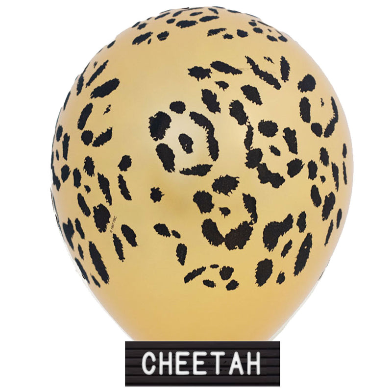 Helium-filled 11" - Cheetah Latex