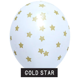 Helium-filled 11" - Gold Star