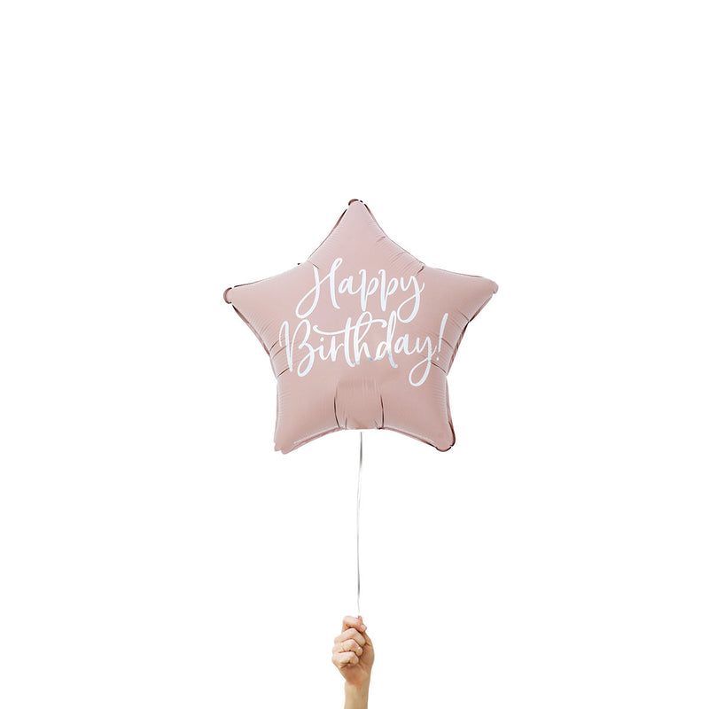 18" Birthday Pink Star