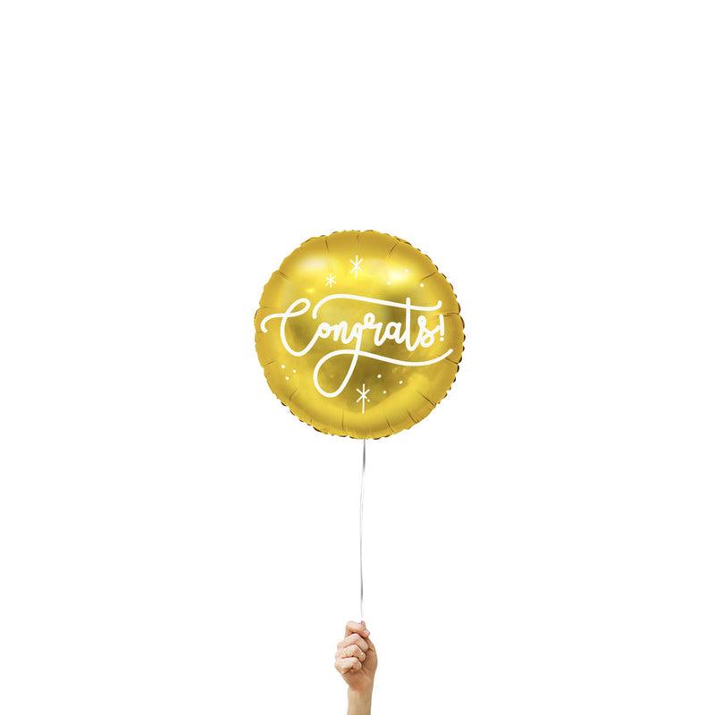 18" Gold Congrats