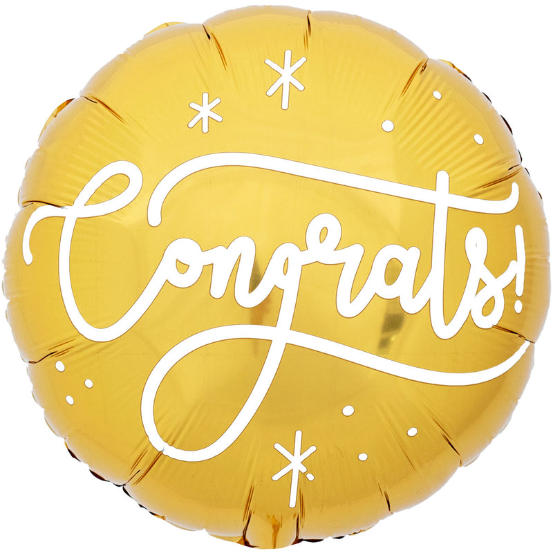 18" Gold Congrats
