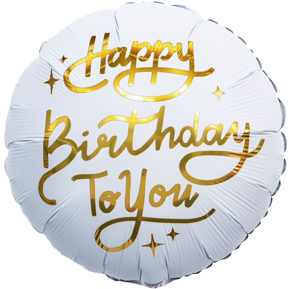 18" Birthday - White Circle