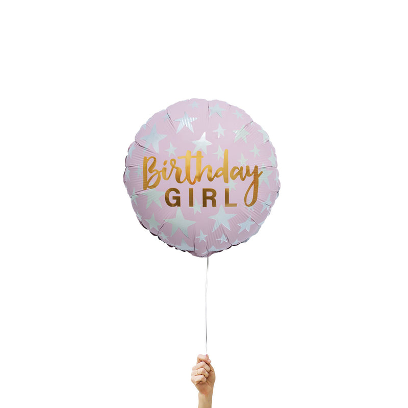 18" Pink Birthday Girl