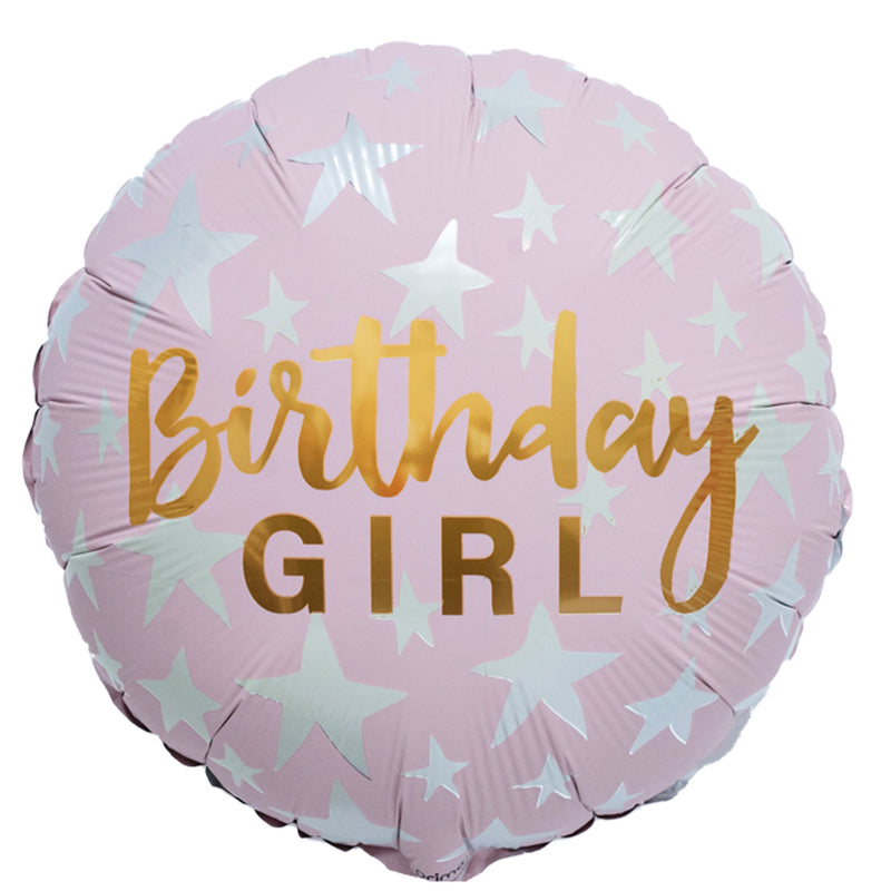 18" Pink Birthday Girl