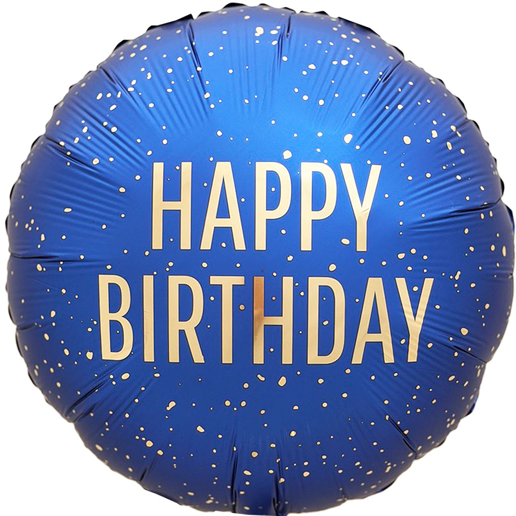 18" Birthday - Blue Circle