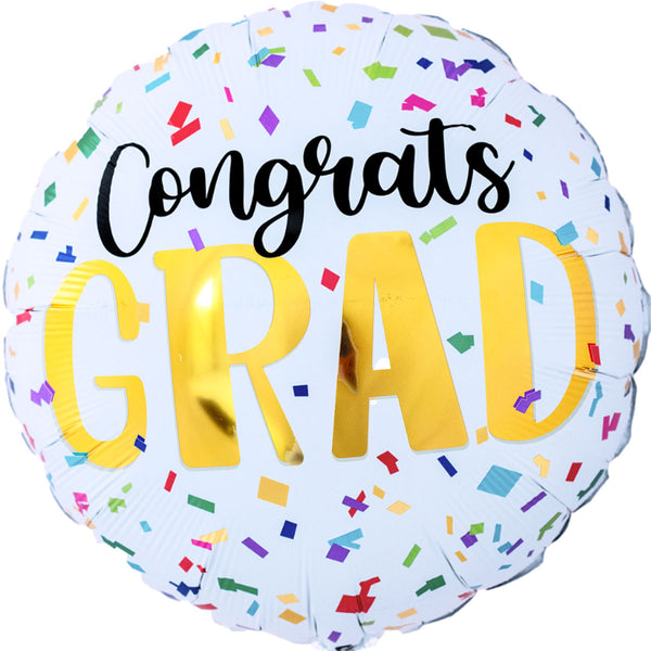18" Confetti Congrats Grad