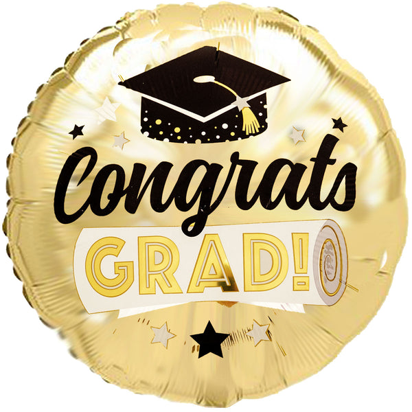 18" Gold Congrats