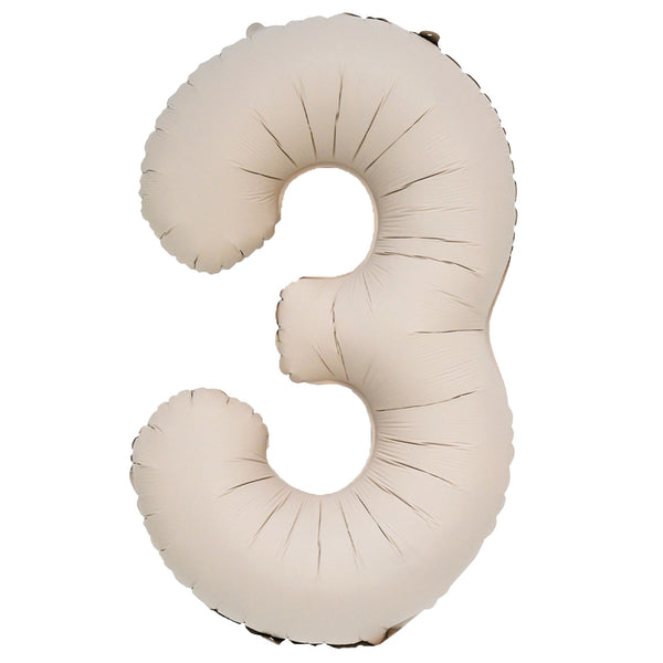 HELIUM-FILLED 40" # THREE - Taupe