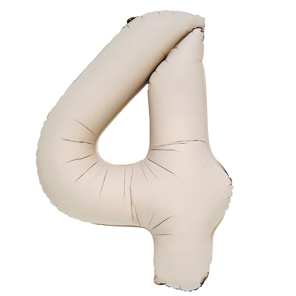 HELIUM-FILLED 40" # FOUR - Taupe