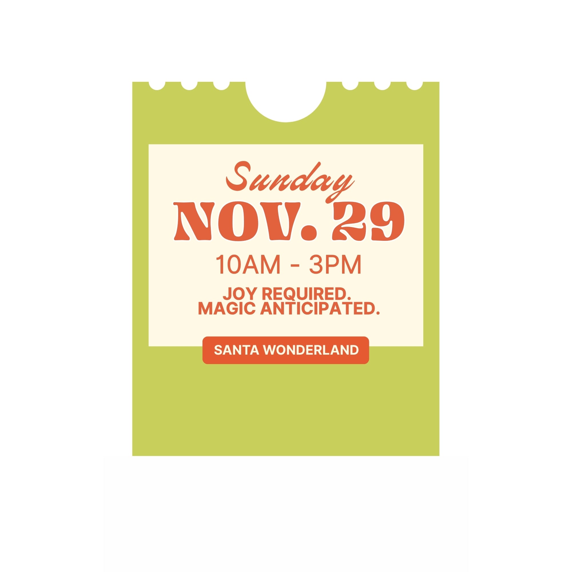 Santa Wonderland - November 29th