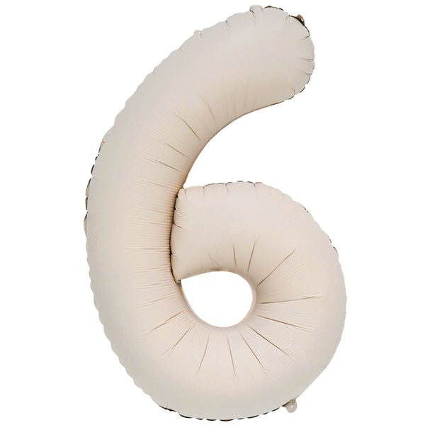 HELIUM-FILLED 40" # SIX - Taupe