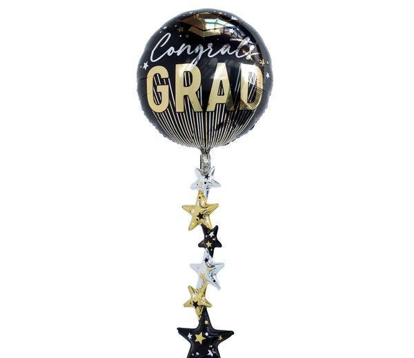6' Starry Congrats Grad Balloon