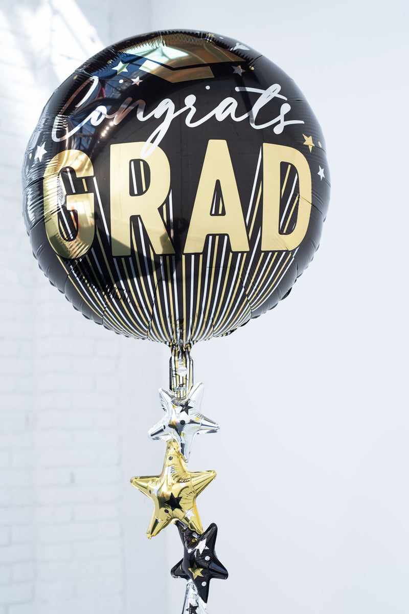 6' Starry Congrats Grad Balloon