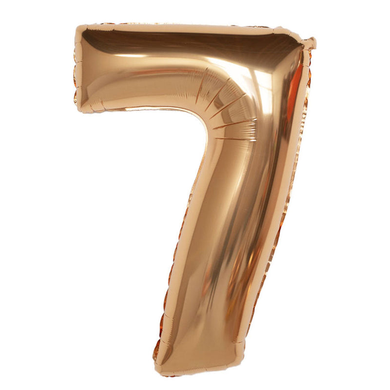 AIR-FILLED 14" Number SEVEN - Gold