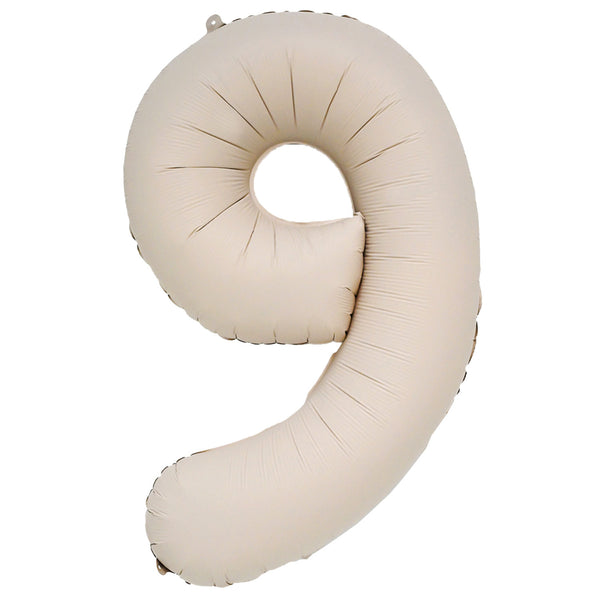 HELIUM-FILLED 40" # NINE - Taupe