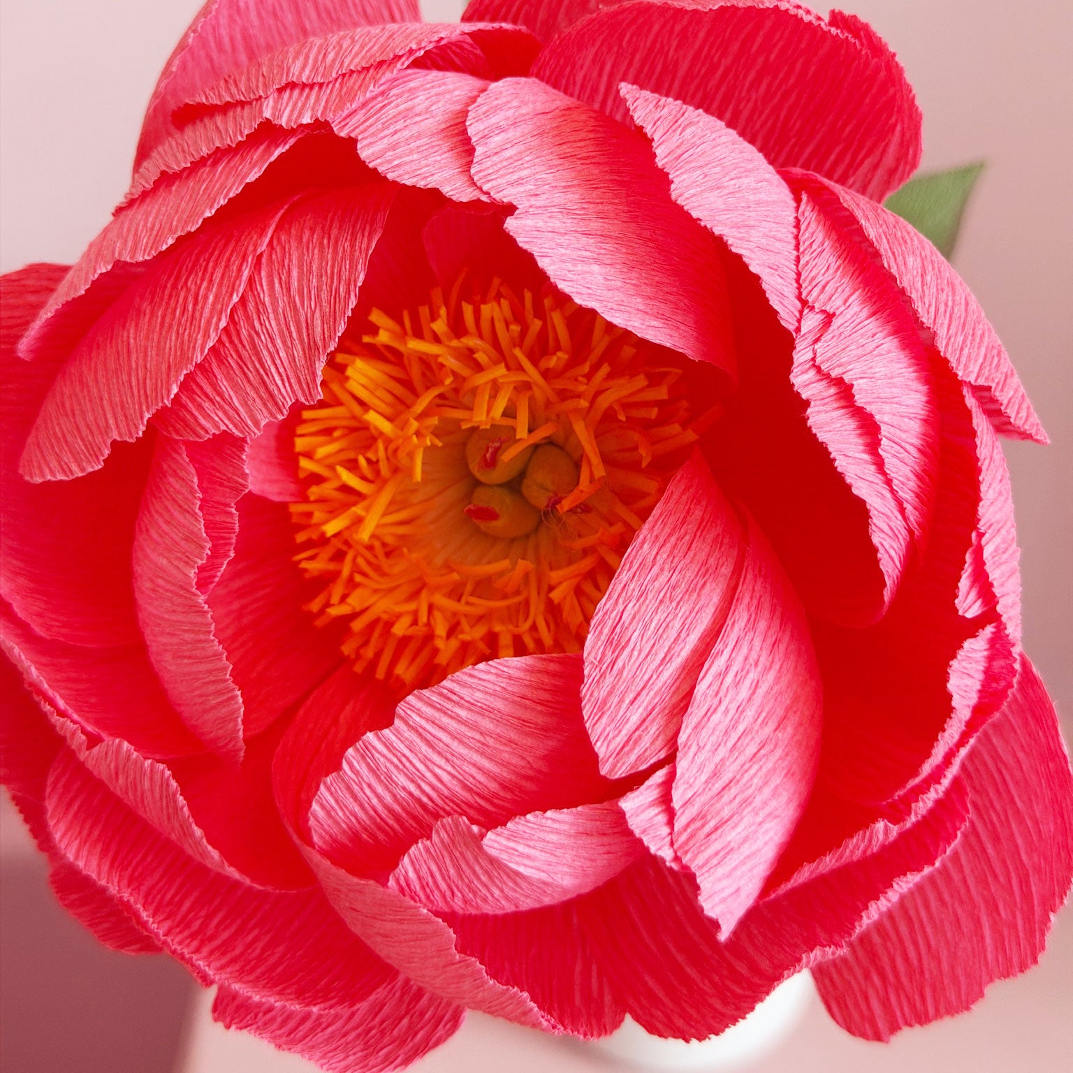 Ana's Paper Blooms - Bright Pink Peony
