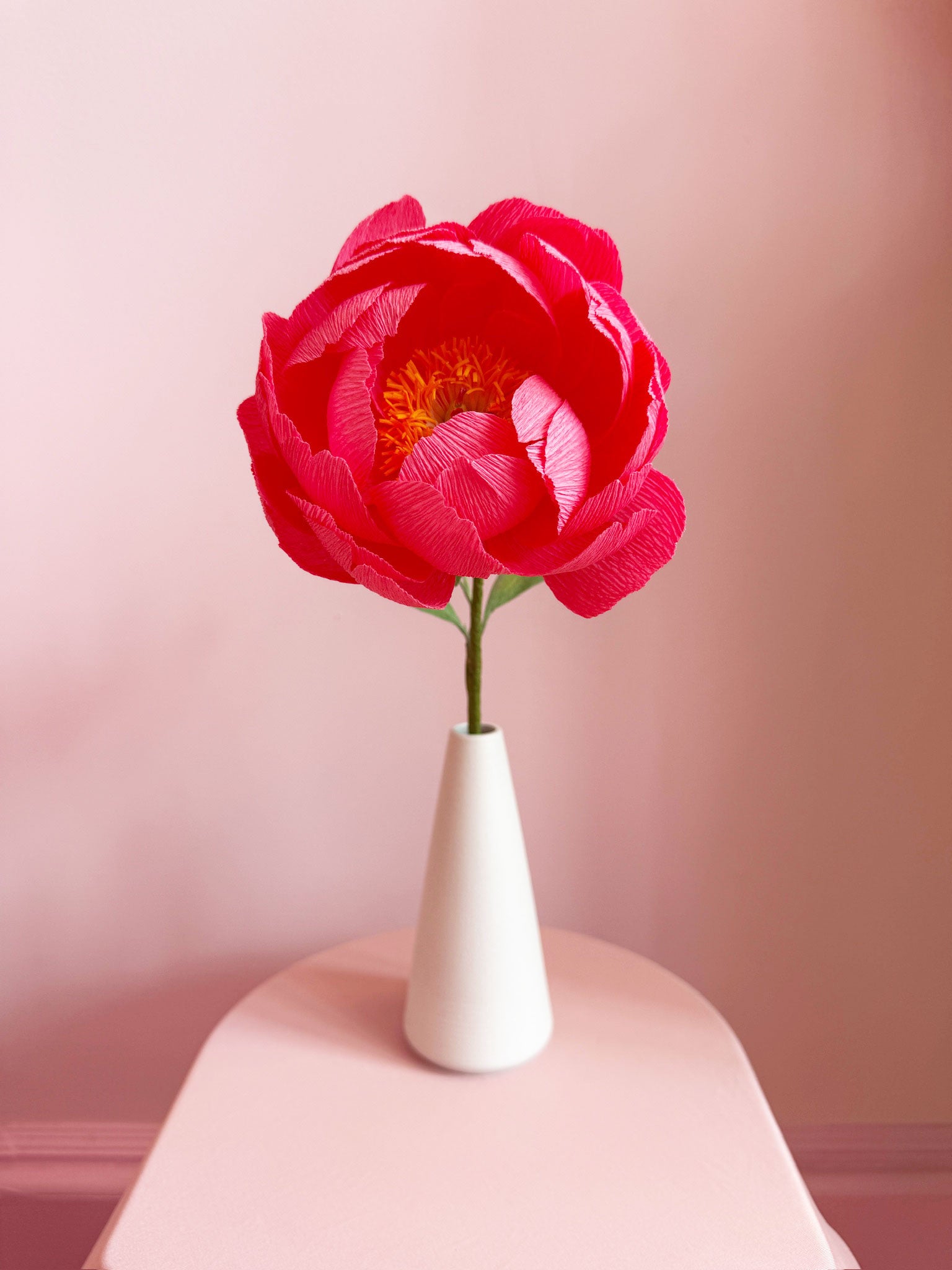 Ana's Paper Blooms - Bright Pink Peony