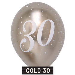 Helium-filled 11" Gold - 30