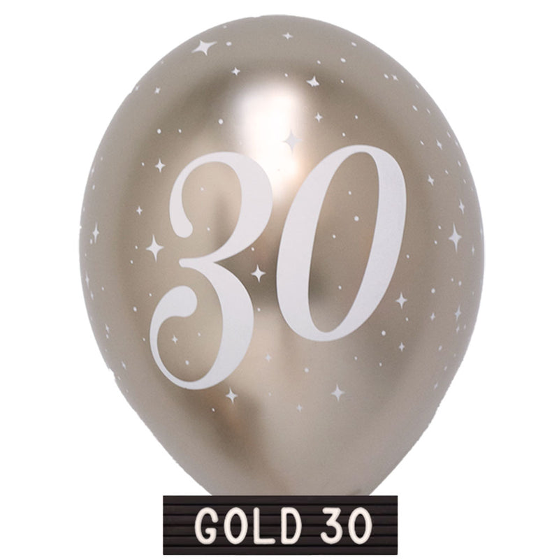 Helium-filled 11" Gold - 30