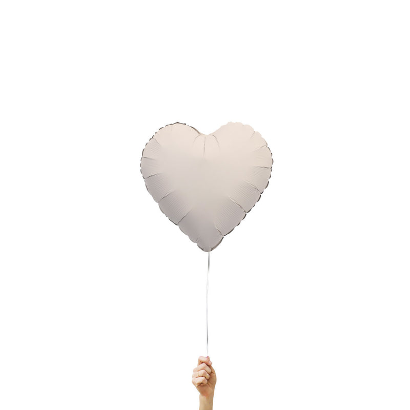 Heart - Matte Taupe
