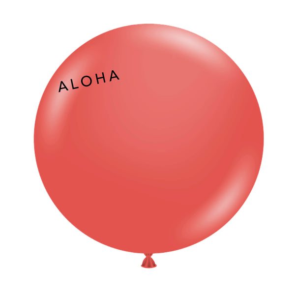 Jumbo Round Balloon - Aloha