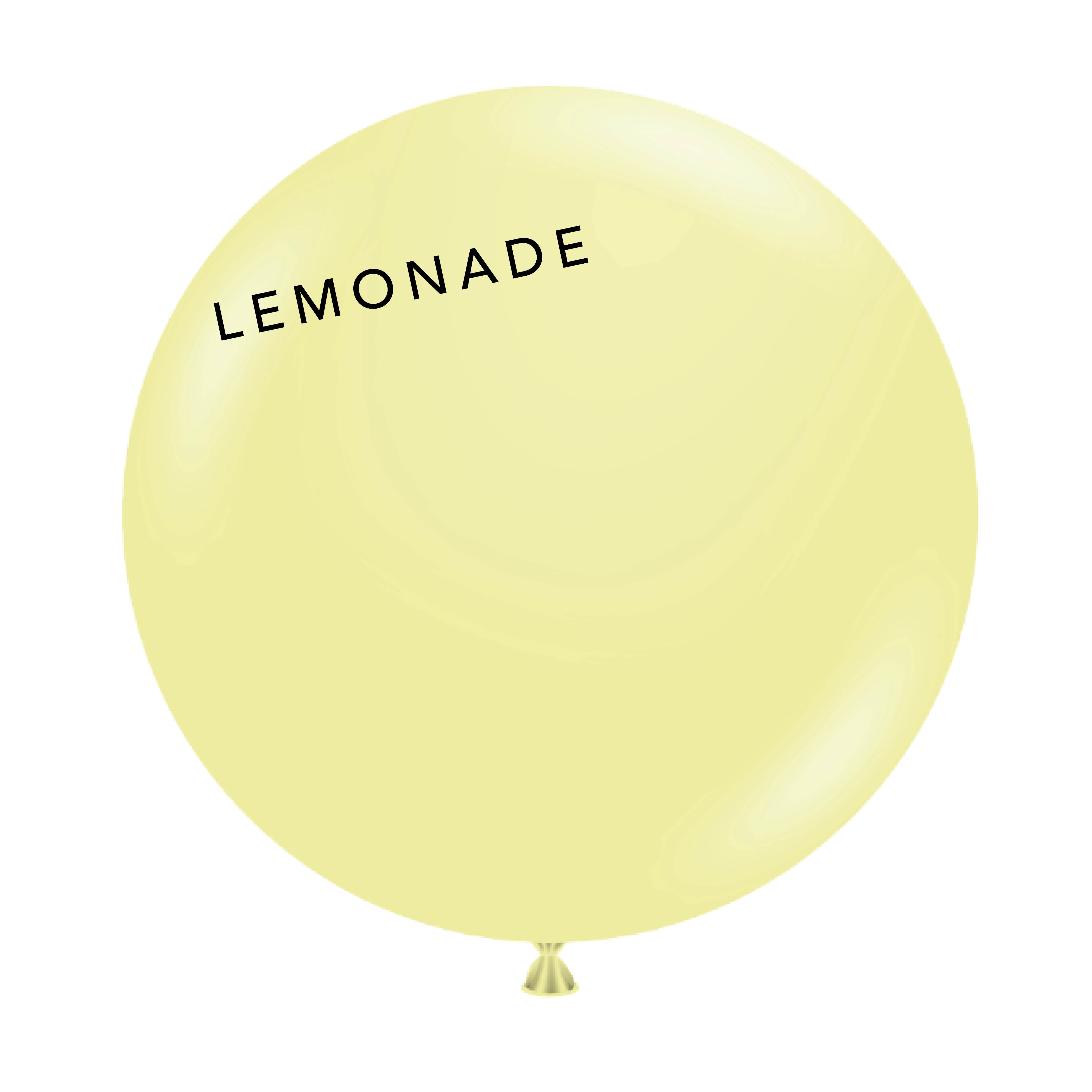 Jumbo Round Balloon - Lemonade
