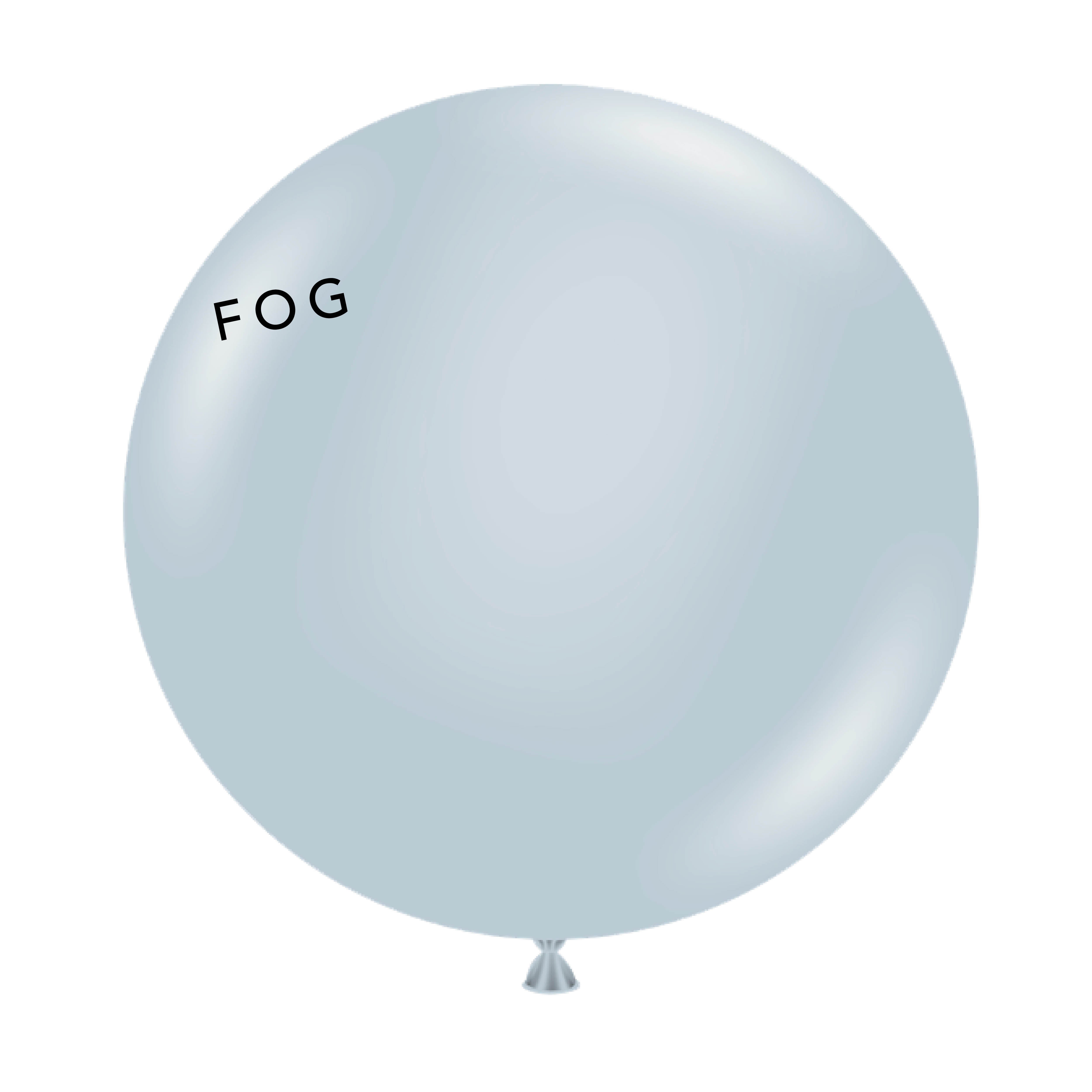 Jumbo Round Balloon - Fog