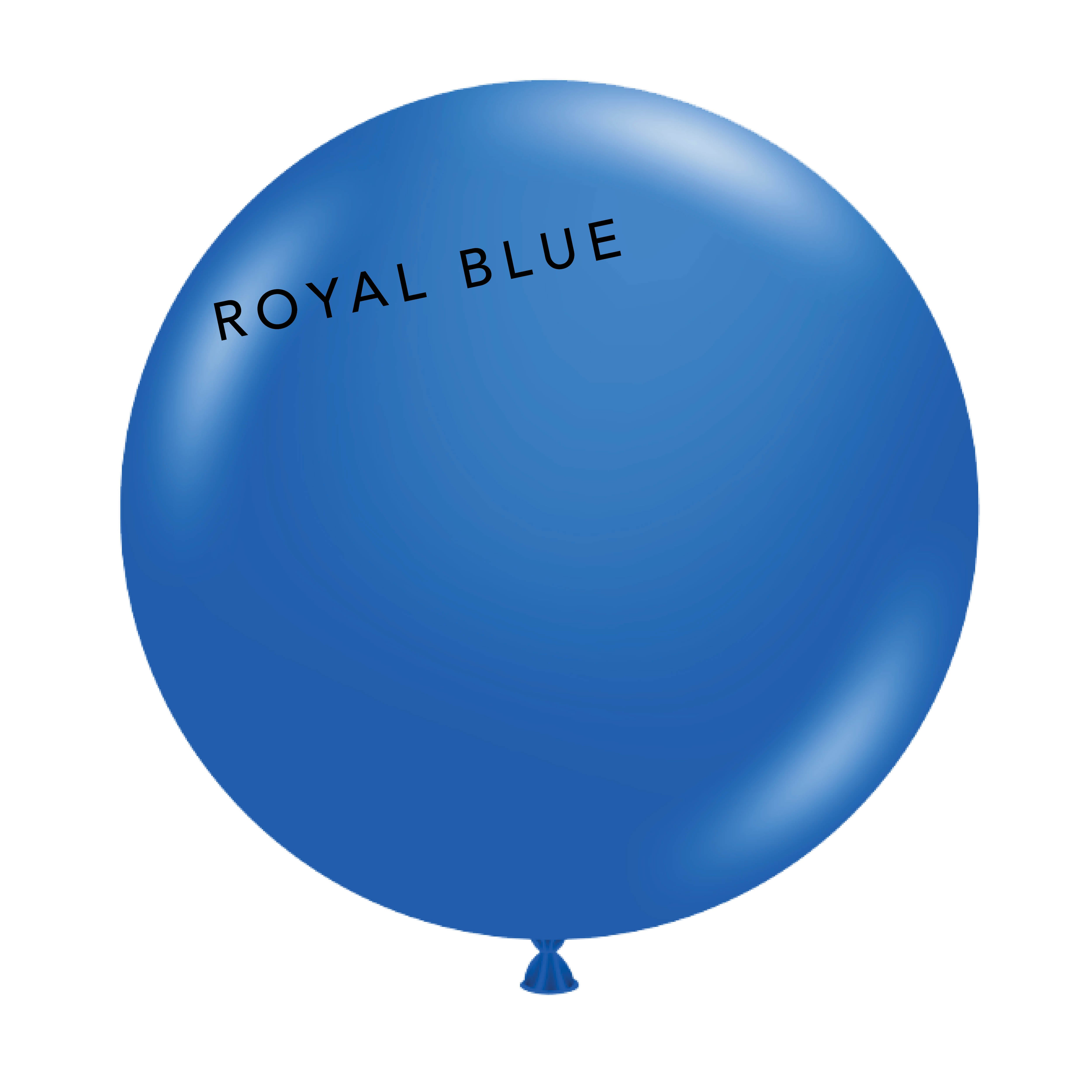 Jumbo Round Balloon - Royal Blue