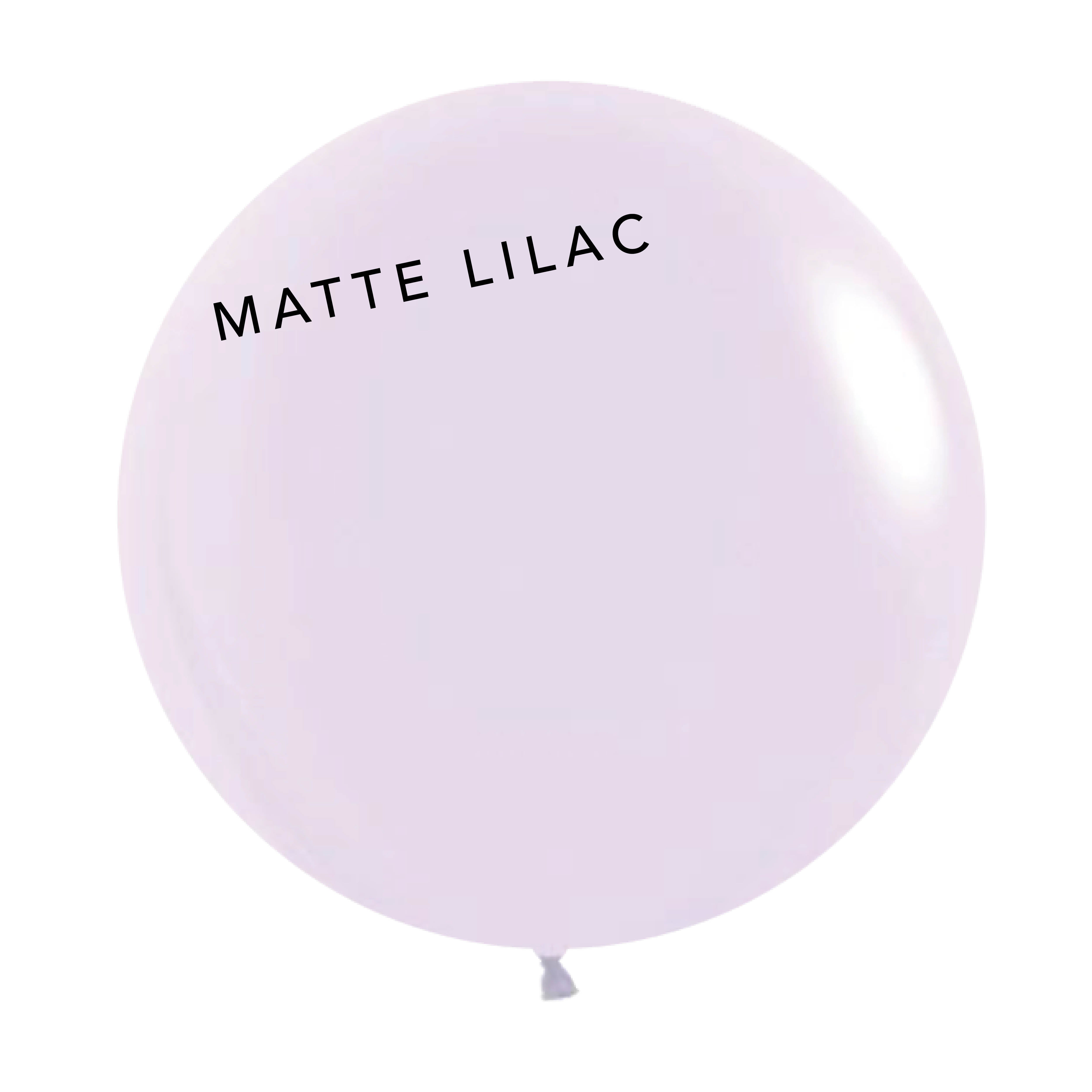 Jumbo Round Balloon - Matte Lilac