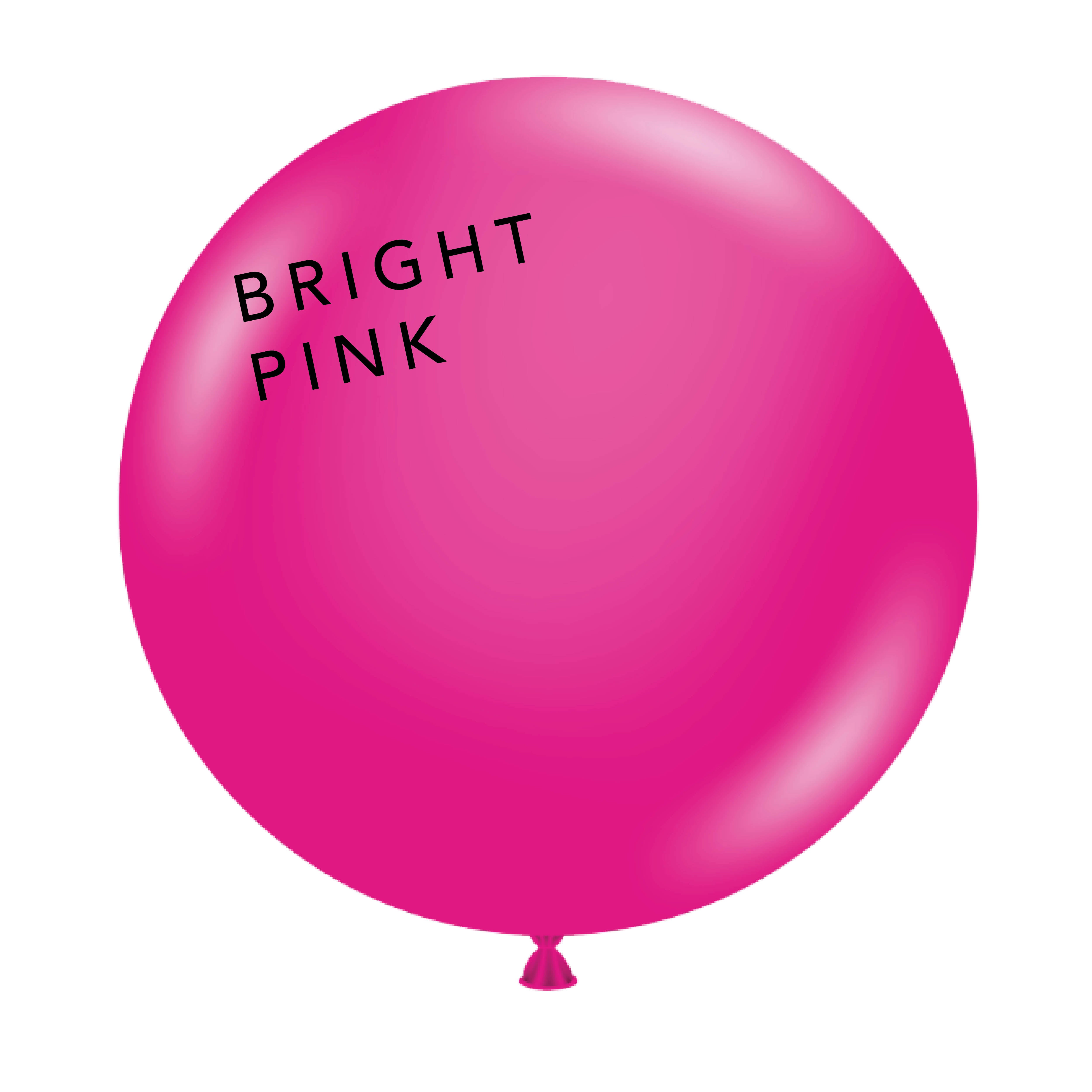 Jumbo Round Balloon - Bright Pink