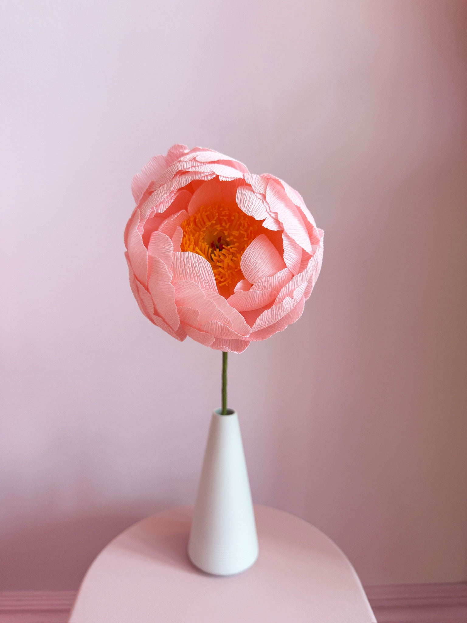 Ana's Paper Blooms- Light Pink Peony