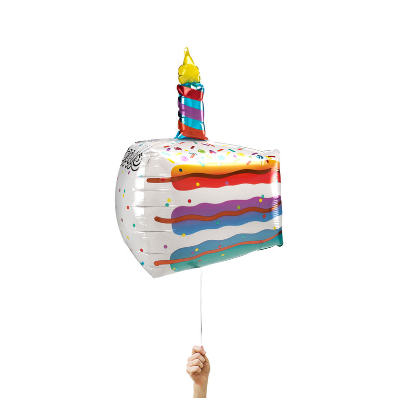 Rainbow Cake Slice