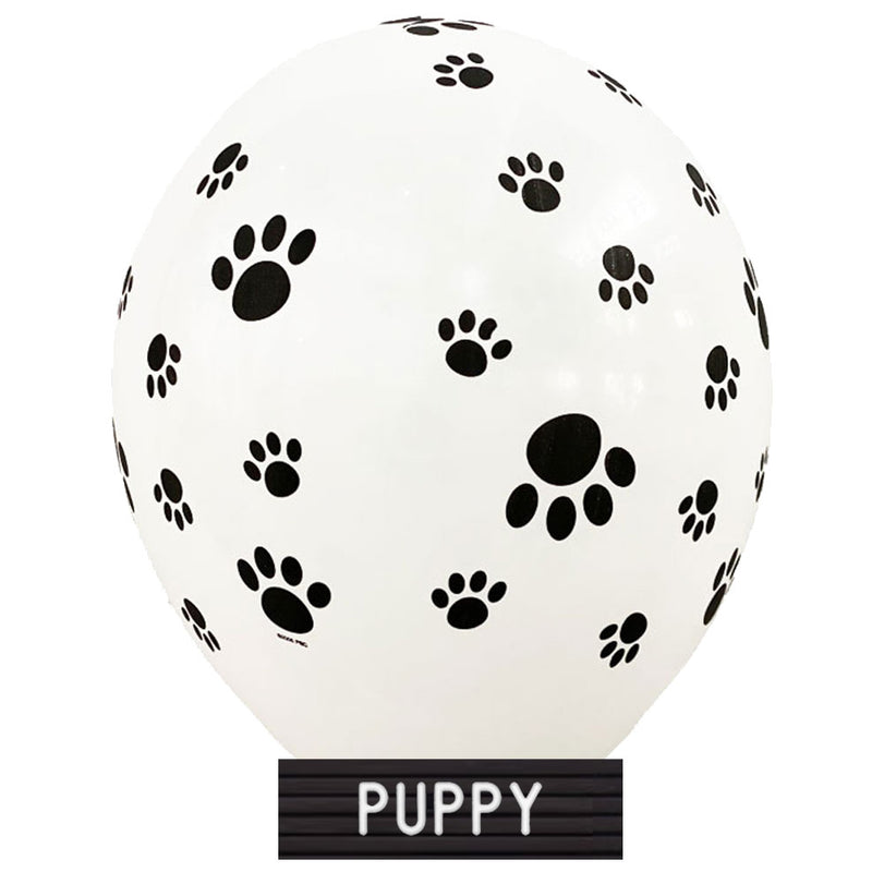 Helium-filled 11" Puppy Latex