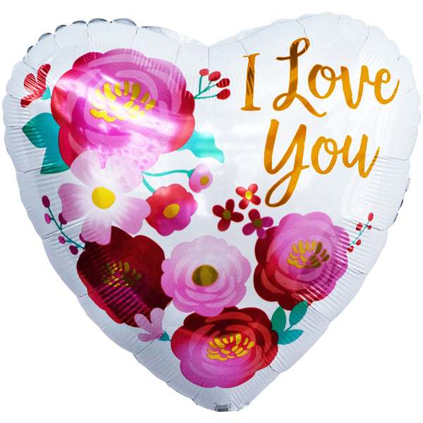 18" White I Love You