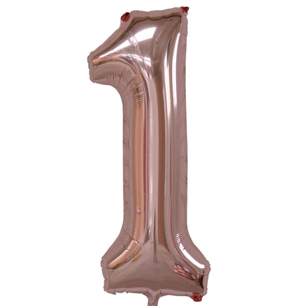 HELIUM-FILLED 40" # ONE - Rose Gold