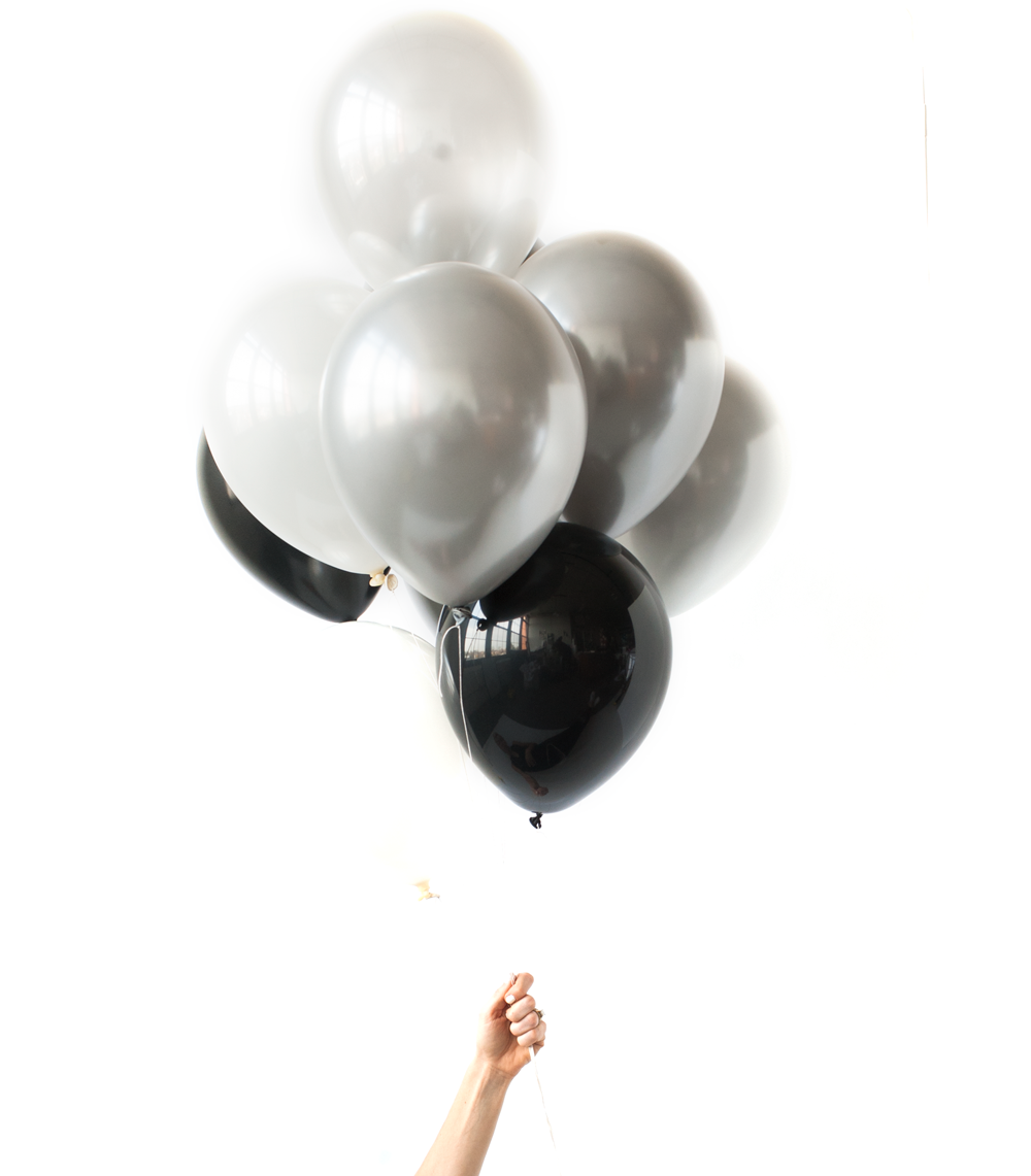 マタニティ balloon bolero one piece/blackblack multicolor-latex-balloon-