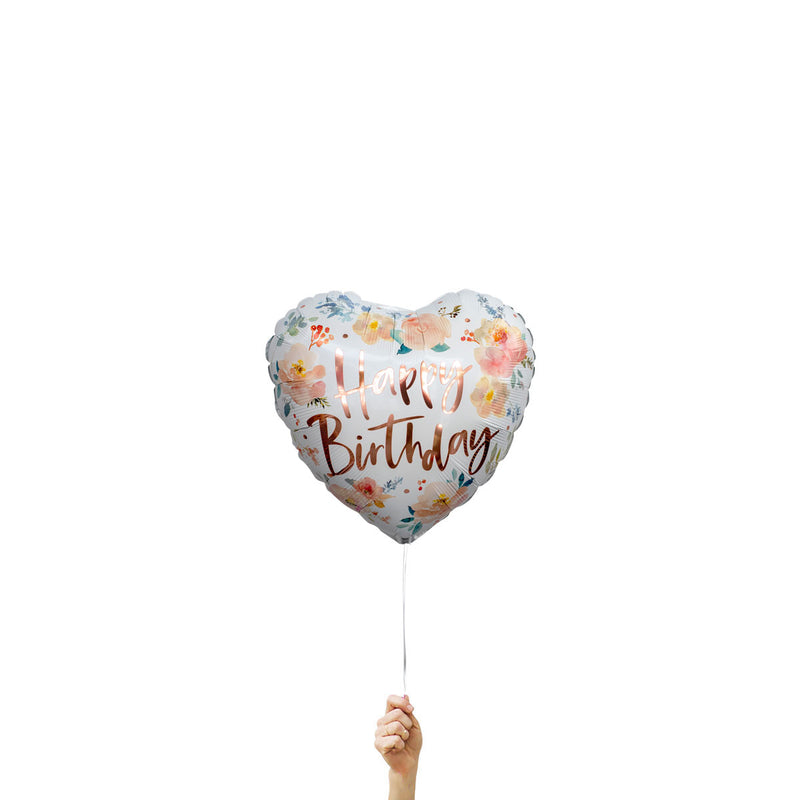 Floral Heart Birthday
