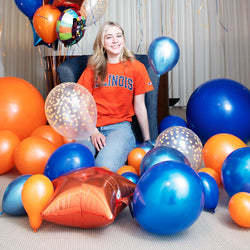Room Setup - Grad FLOOR BALLOONS