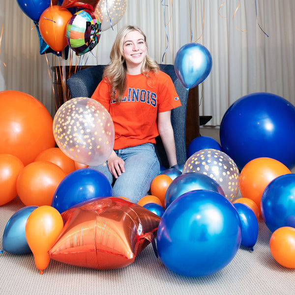 Room Setup - Grad FLOOR BALLOONS