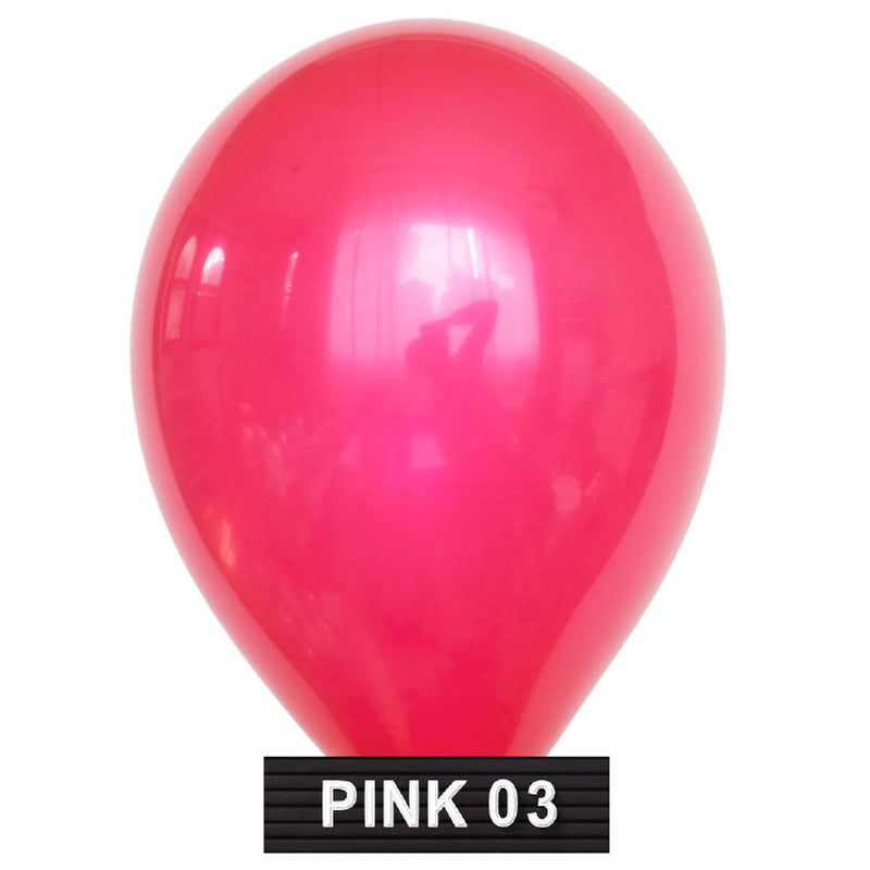 berry pink 11" balloons latex