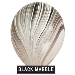 black marble ballon 11" latex