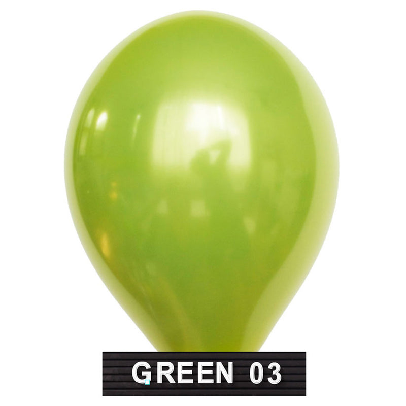 Lime green balloons 11" latex