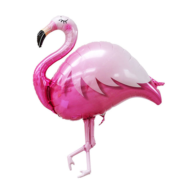 pink flamingo foil balloons