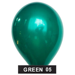 forest green balloons 11" latex