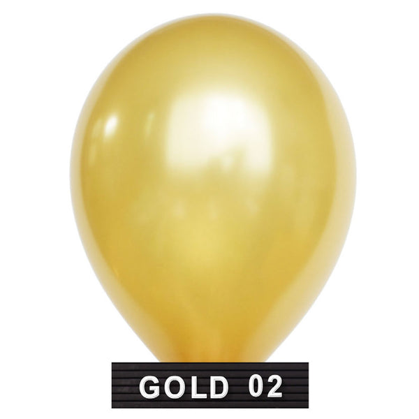 gold balloons 11" latex