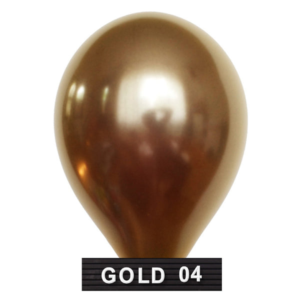 gold balloons 11" latex