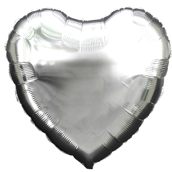 Chrome Silver Heart