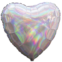 Iridescent Rainbow Heart