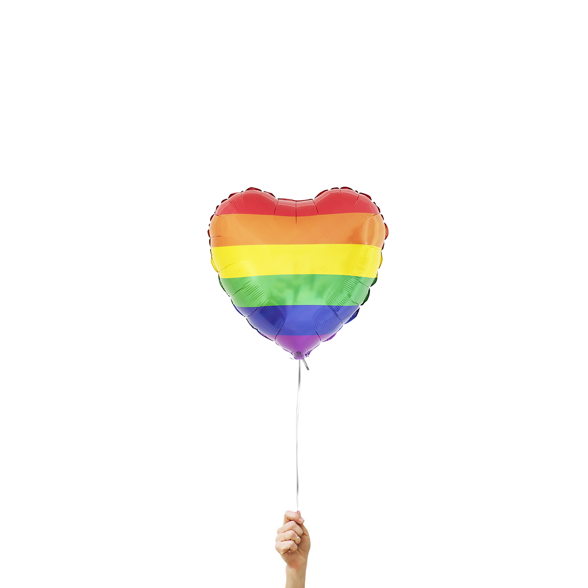 Heart - Rainbow Stripe